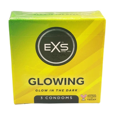 Préservatifs phosphorescents Glowing 53mm x3