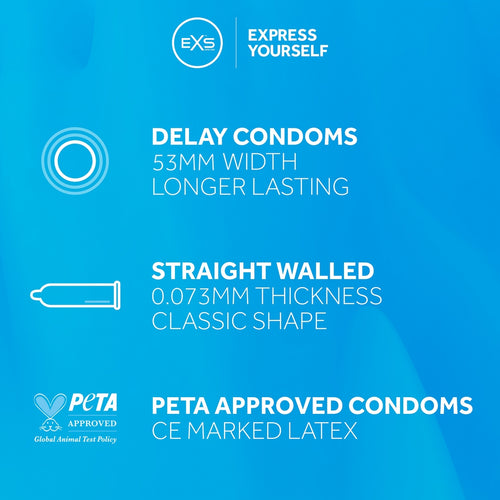 Préservatifs retardants Delay Endurance 53mm x48