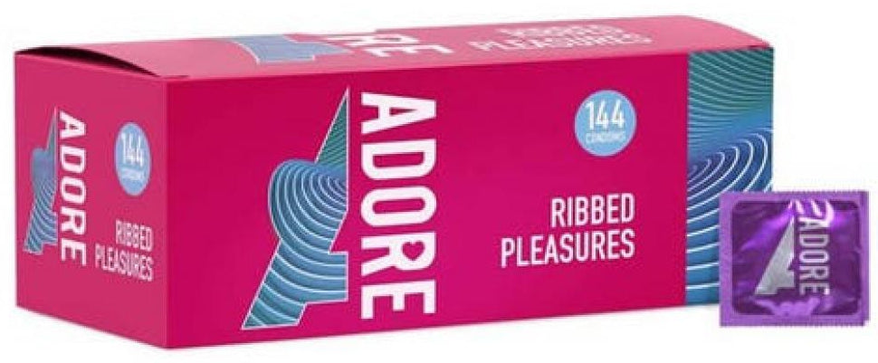 Préservatifs Texturés Adore 52mm x144