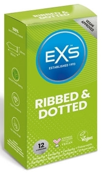 Préservatifs Ribbed & Dotted 54mm x12