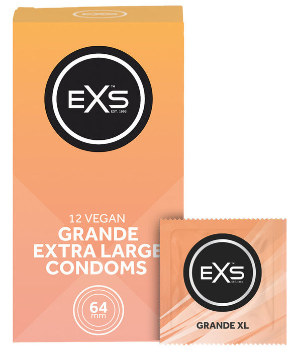 Préservatifs XXL Grande 64mm x12