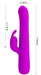 Rabbit à rotation Julian Pretty Love 12 x 2.5 cm Violet