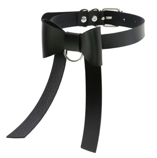 Ras de cou Bow Night Noir