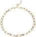 Ras de cou Hollow Ring doré