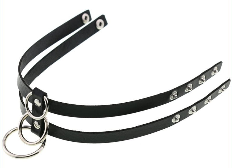 Ras de cou Tri Rings Noir