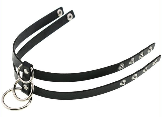 Ras de cou Tri Rings Noir