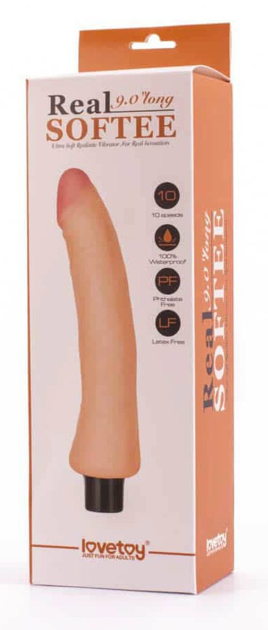 Dildo vibrant Real Softee 18 x 4.5cm
