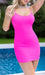 Robe courte Edana - Fushia