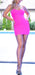 Robe courte Edana - Fushia