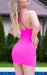 Robe courte Edana - Fushia