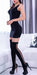 Robe et bas Selena - Noirs
