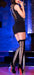Robe et bas Selena - Noirs