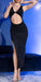 Robe longue Kinga - Noire