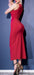 Robe longue Kinga - Rouge