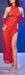 Robe Longue PAOLINA Rouge