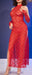 Robe Longue PAOLINA Rouge
