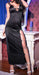 Robe longue Rosita - Noire