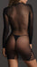 Robe manches longues Myrajane - Noir