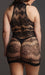 Robe sexy Grande Taille CRISS CROSS NECK - Noir