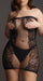 Robe sexy Grande Taille Strapless - Noir