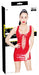 Robe Vinyl Dress Rope Rouge