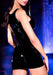 Robe wetlook Shiny - Noire