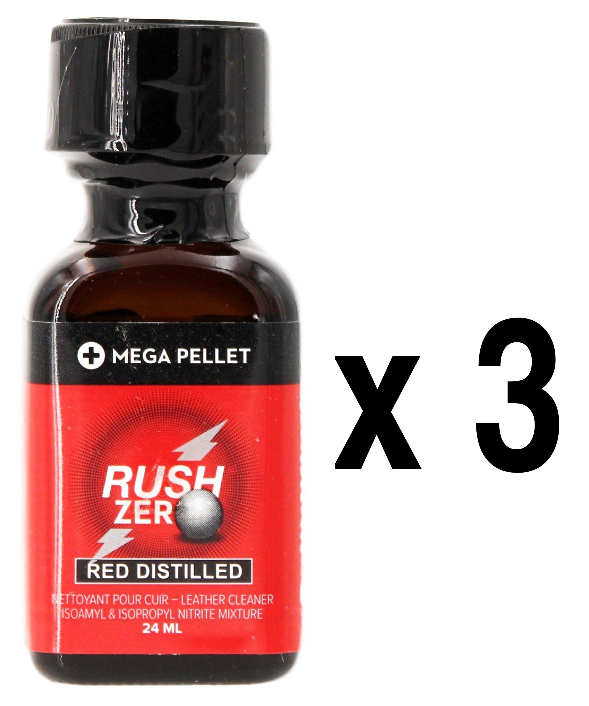 RUSH ZERO Red Distilled 24ml x3