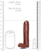 Savon Pénis avec sperme Dicky Marron