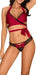 Ensemble Sensuelia 2 Pièces - Noir et Rouge