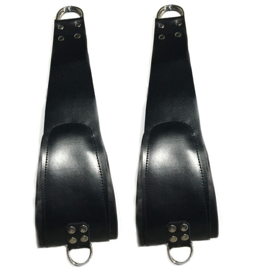 set de 2 Supports pieds en cuir pour sling 2 mousquetons - 60cm - The Red