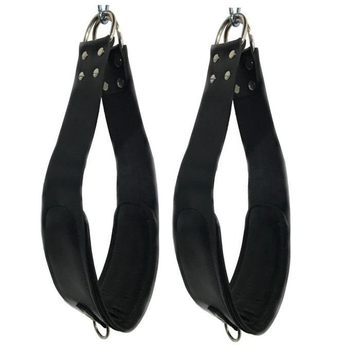 set de 2 Supports pieds en cuir pour sling 2 mousquetons - 60cm - The Red