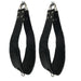 set de 2 Supports pieds en cuir pour sling 2 mousquetons - 60cm - The Red