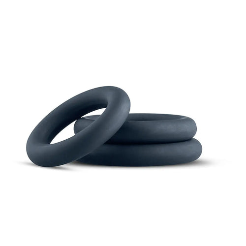 Set de 3 cockrings Boners Silicone 9mm