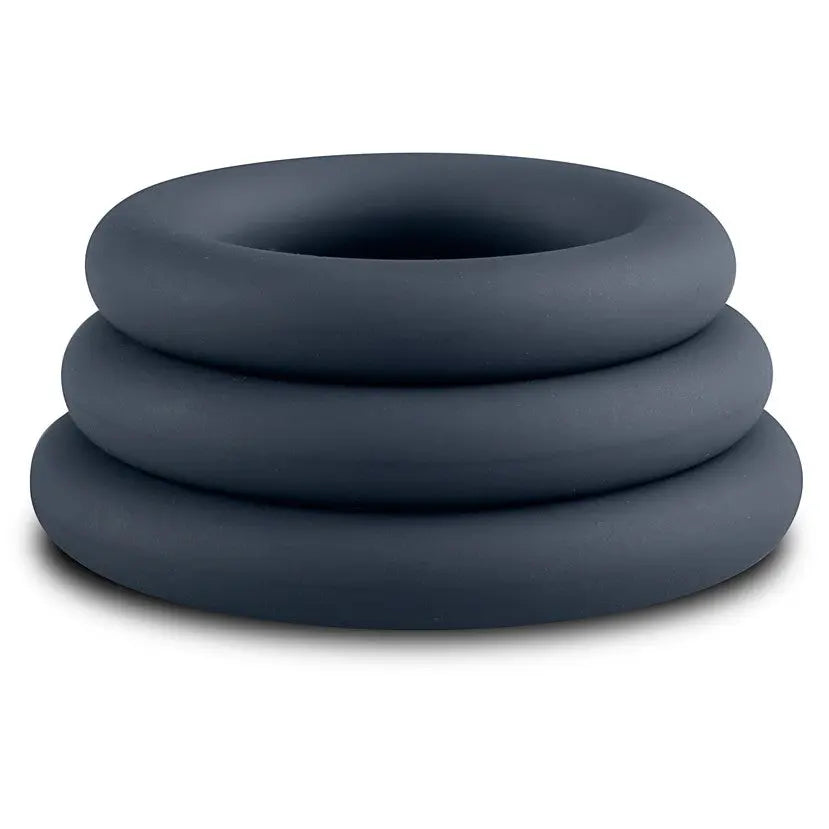 Set de 3 cockrings Boners Silicone 9mm