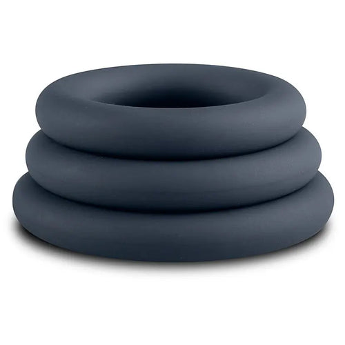 Set de 3 cockrings Boners Silicone 9mm