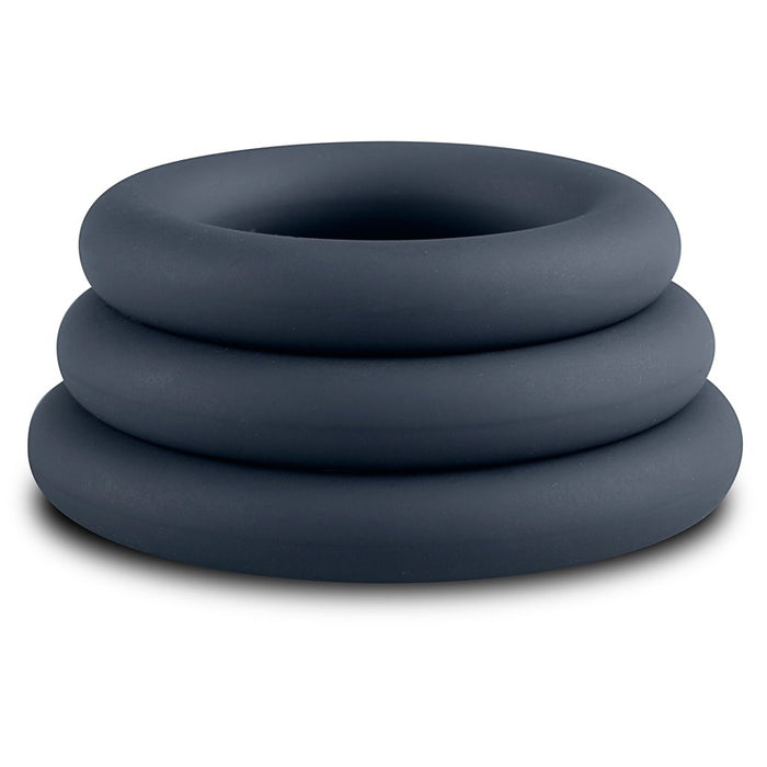 Set de 3 cockrings Boners Silicone 9mm