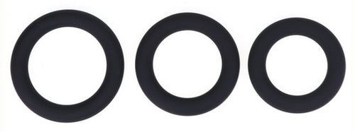 Set de 3 cockrings en silicone
