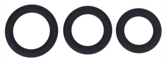 Set de 3 cockrings en silicone