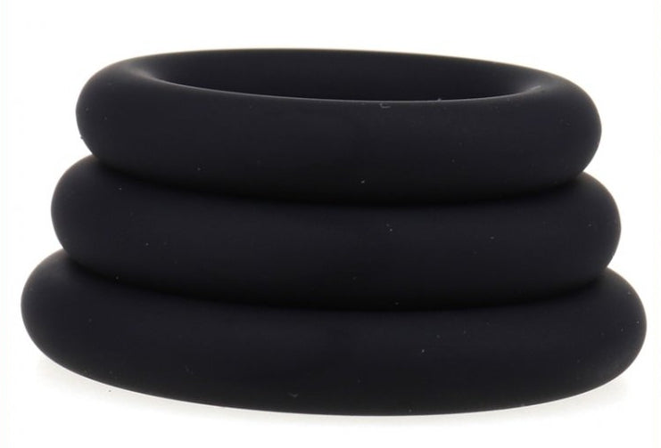 Set de 3 cockrings en silicone