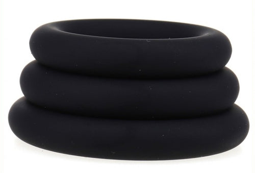 Set de 3 cockrings en silicone