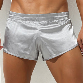 Short avec Jock Slit Argenté