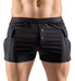 Short avec poches Junio Noir