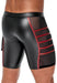 Short avec zip Ormeto Noir-Rouge
