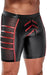 Short avec zip Ormeto Noir-Rouge