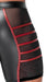 Short avec zip Ormeto Noir-Rouge