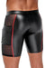 Short avec zip Ormeto Noir-Rouge