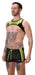 Short Byron Laboratory Noir-Jaune fluo
