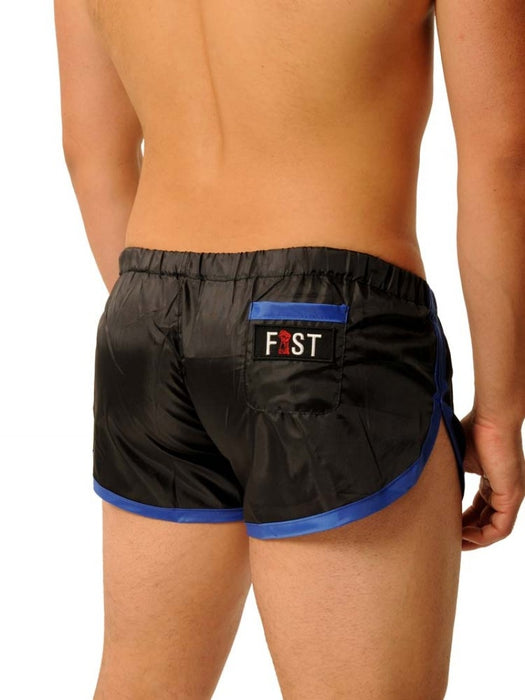 Short court Fist Noir-Bleu