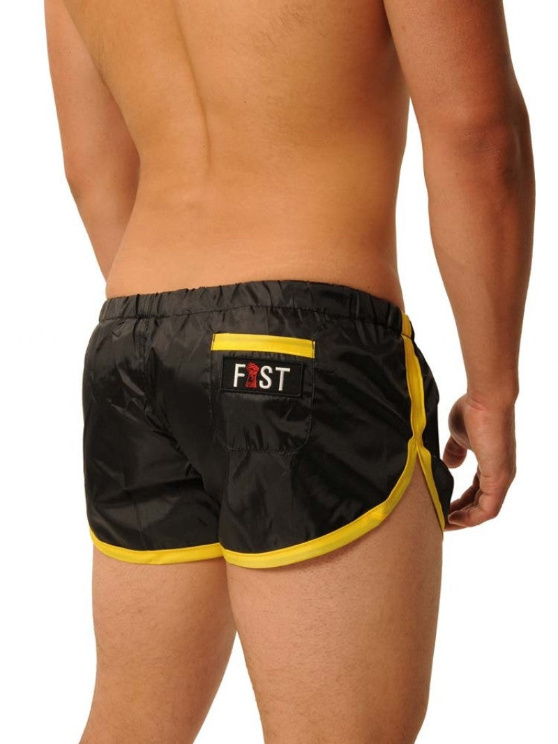 Short court FIST Noir-Jaune