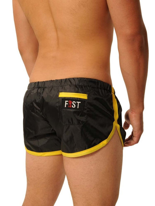 Short court FIST Noir-Jaune